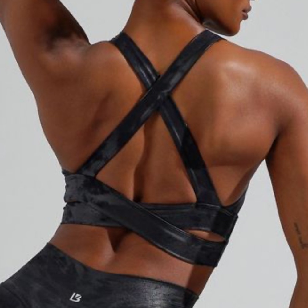 Buffbunny collection  Emerge Sports Bra Black Strappy - Picture 2 of 5